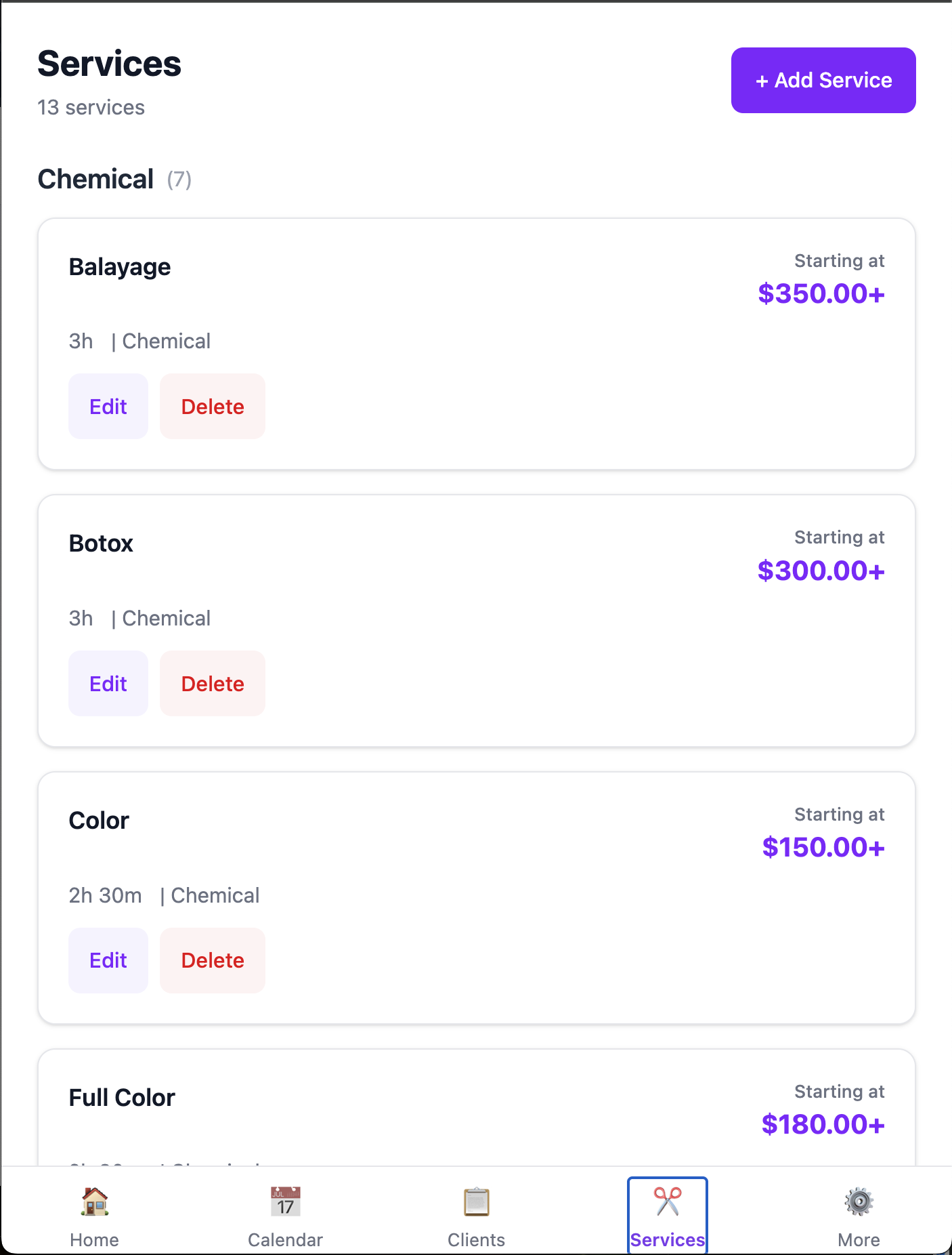 Service Catalog